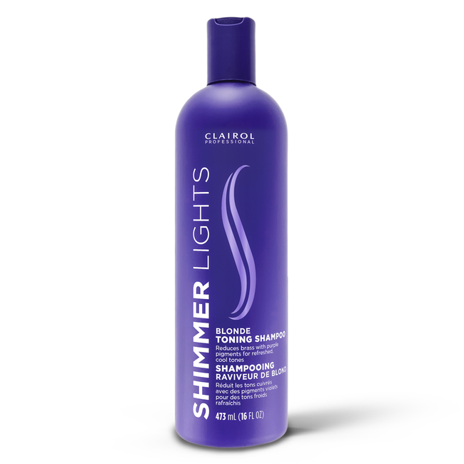Shimmer Lights Conditioning Purple Shampoo For Blonde Silver 16 Oz By Clairol Professional Purple Shampoo Sally Beauty