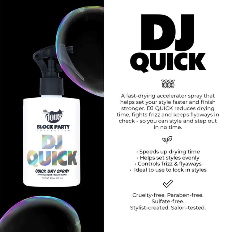 Block Party DJ Quick Quick Dry Spray