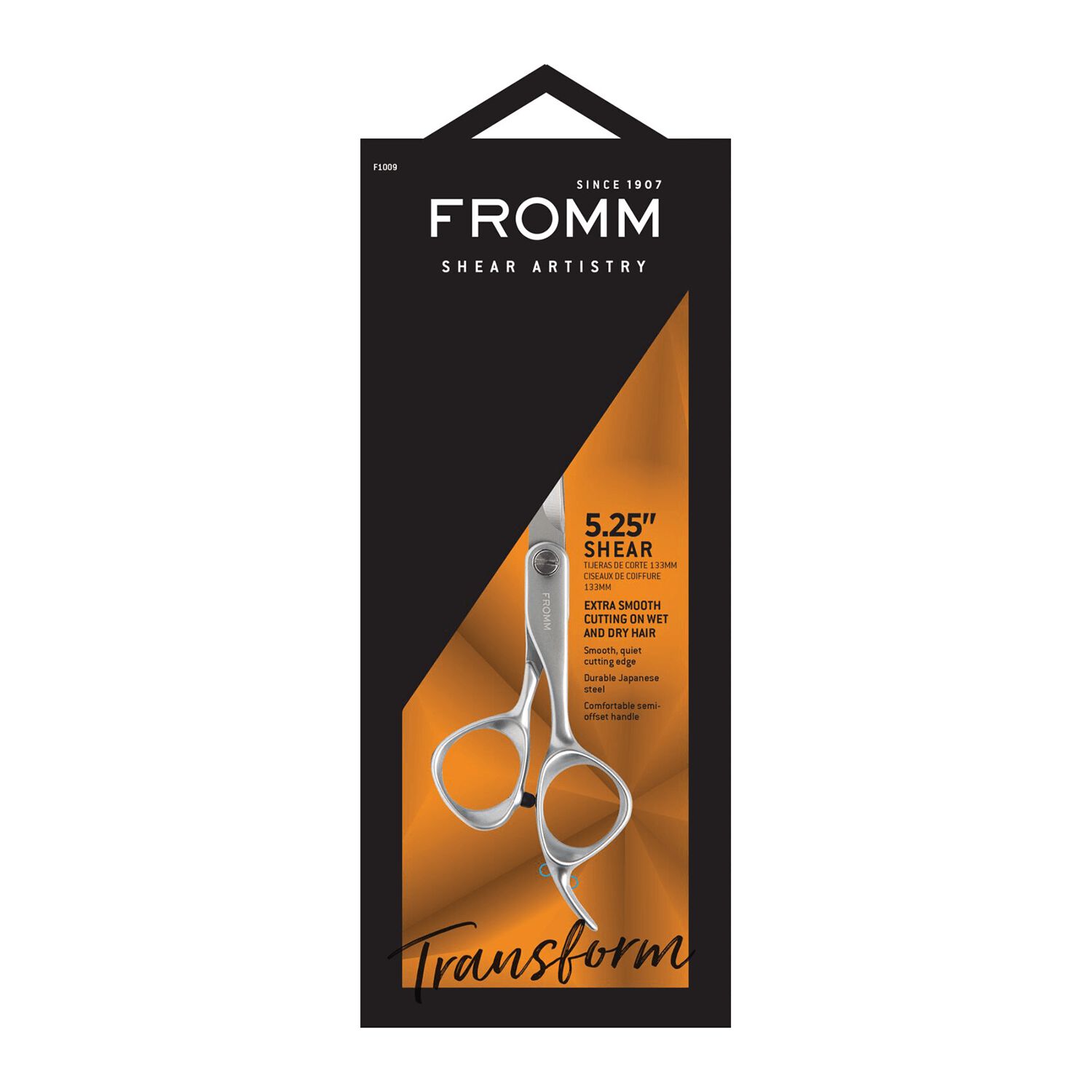 Fromm Transform 5.25" Shear Shears & Shapers Sally Beauty