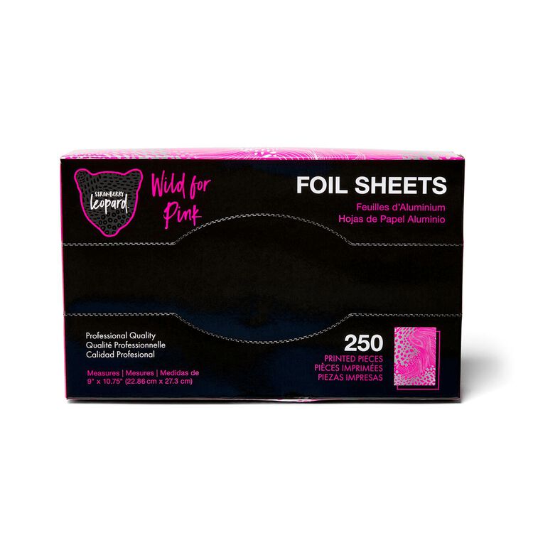 Wild For Pink Full Size Pattern Foil Sheets 9x10.75" 250 ct