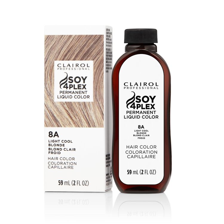 8A Light Cool Blonde Permanent Liquid Hair Color