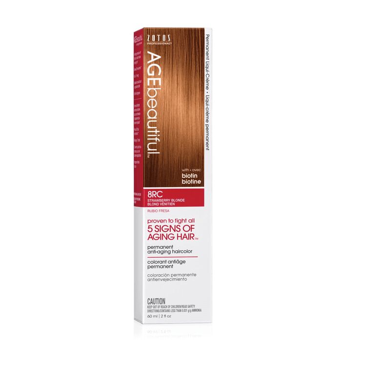 8RC Strawberry Blonde Permanent Liqui-Creme Hair Color