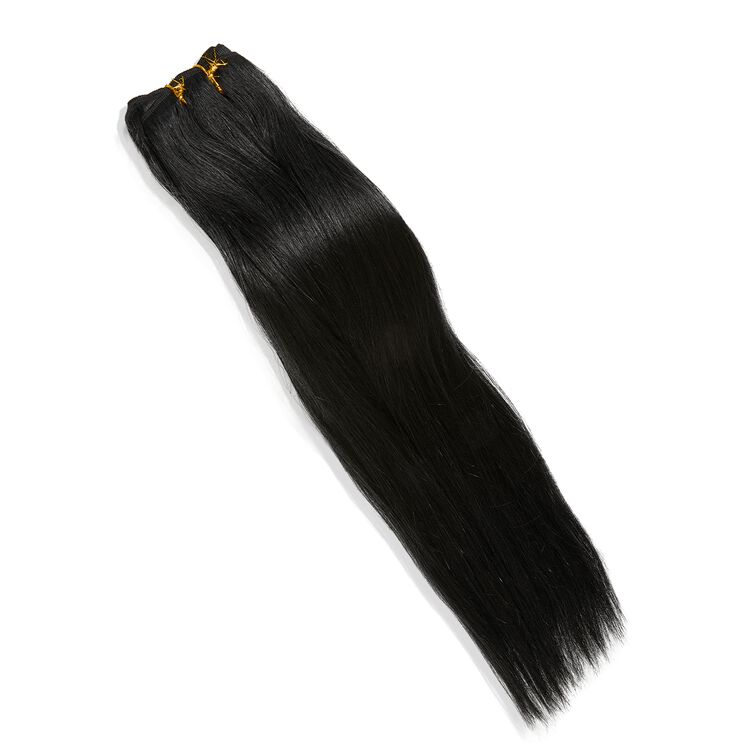 Silky Straight Jet Black 18 Inch Human Hair Extension