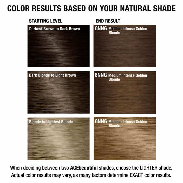 8NNG Medium Intense Golden Blonde Permanent Liqui-Crème Hair Color