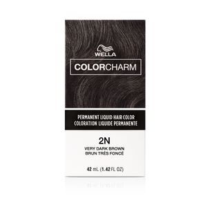 Very Dark Brown Color Charm Liquid Permanent Hair Color