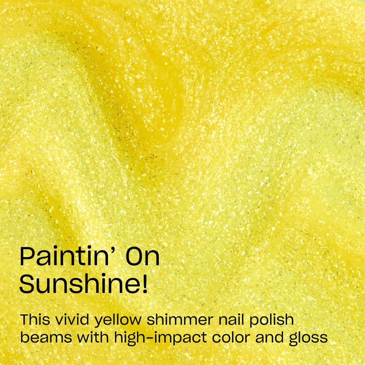 Paintin on Sunshine Nail Lacquer