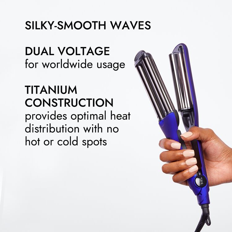 Titanium Pro Triple Barrel Waver