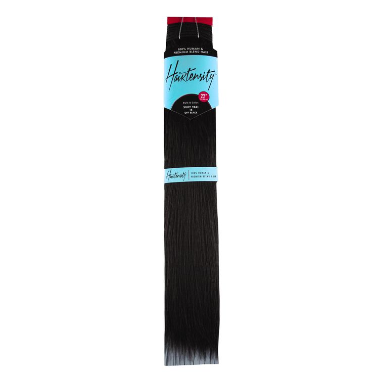 Off Black 22 Inch Human & Premium Blend Hair
