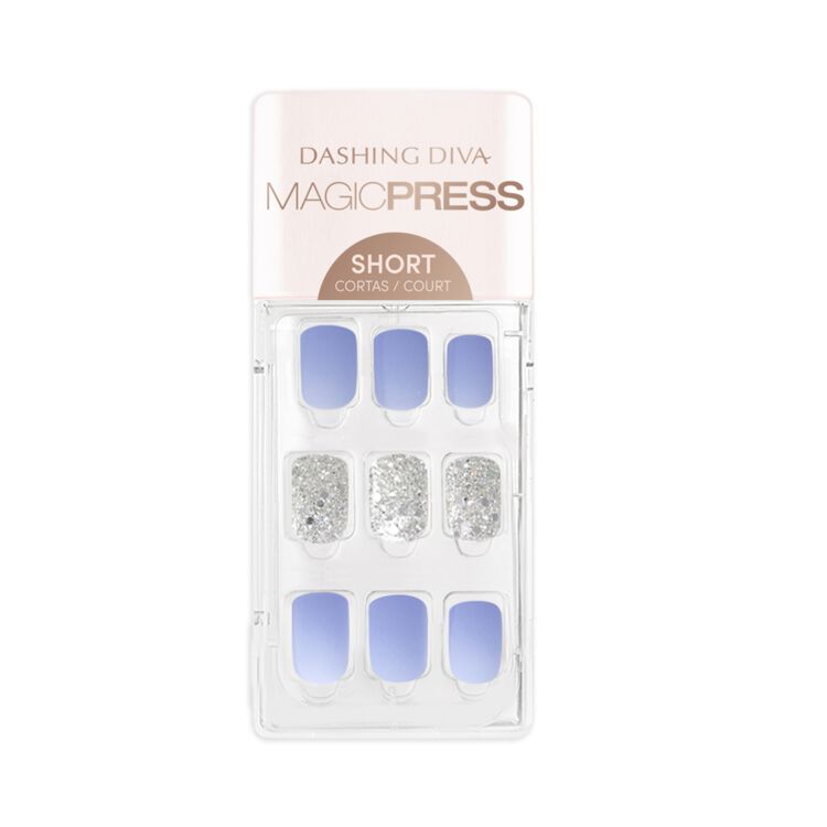 Magic Press on Nails Bubblegum Blue- Short
