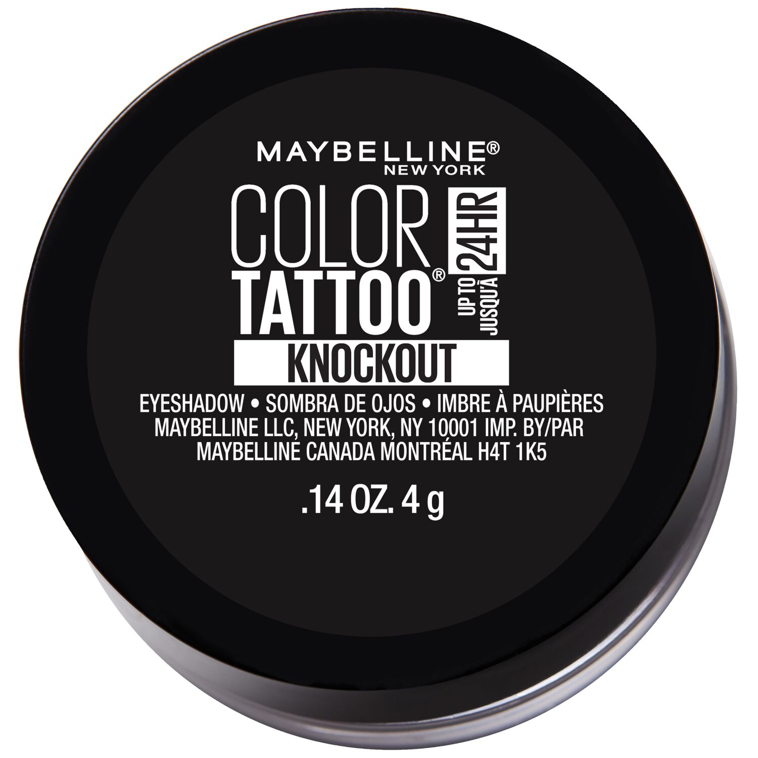 Maybelline Color Tattoo Cream Eyeshadow Pots Knockout | Eyeshadow ...