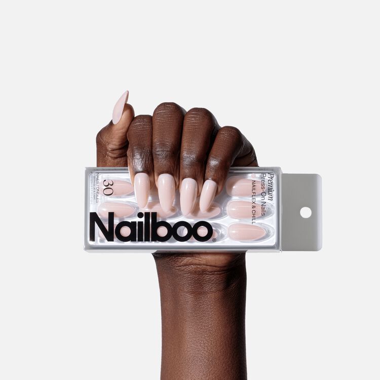 Nailflex&Chill (Medium Almond) Premium Press On Nails