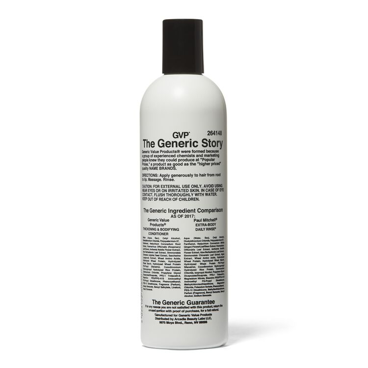 Thickening & Bodifying Conditioner Compare to Paul Mitchell Extra-Body Daily Rinse