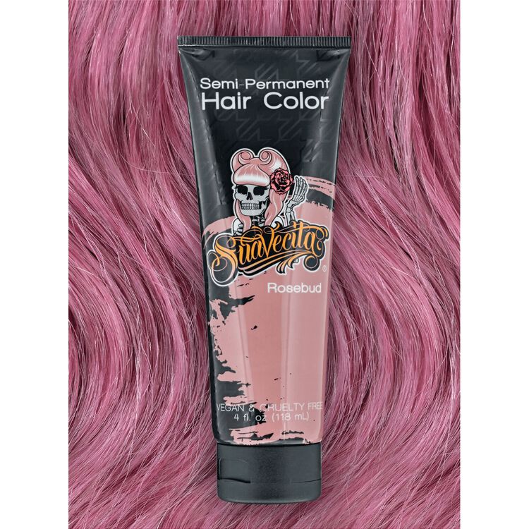 Semi-Permanent Hair Color Rosebud