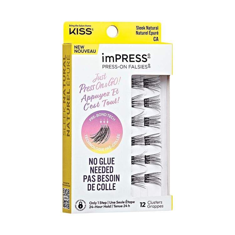 imPRESS Press on Falsies - Sleek Natural Cluster Lashes