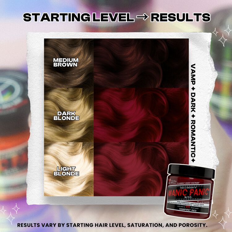 Vampire Red Semi Permanent Cream Hair Color