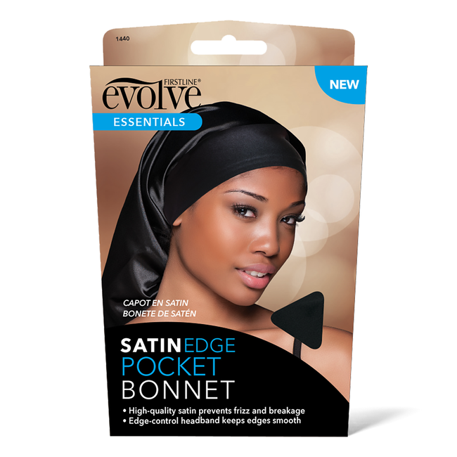 Evolve Satin Edge Pocket Bonnet Hair Wraps Bonnets Sally Beauty