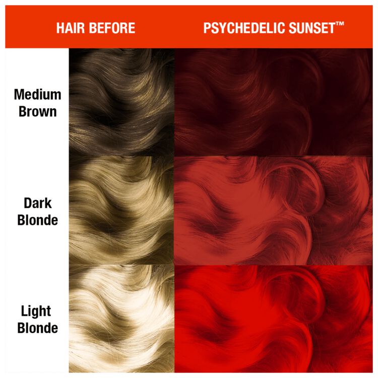 Psychedelic Sunset Semi Permanent Cream Hair Color