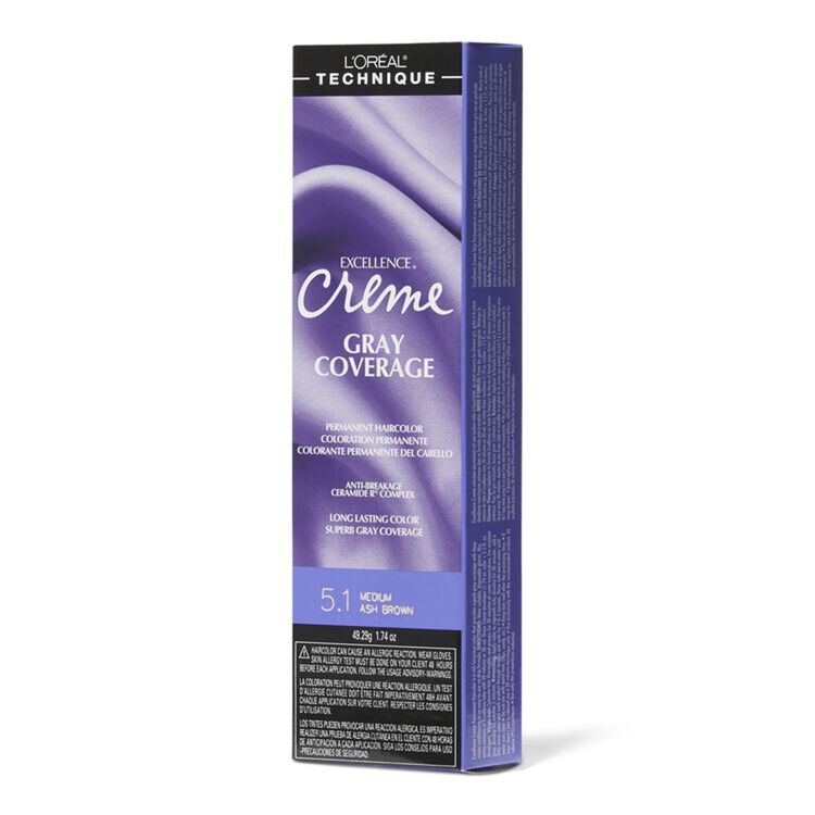 5.1 Medium Ash Brown Permanent Creme Hair Color