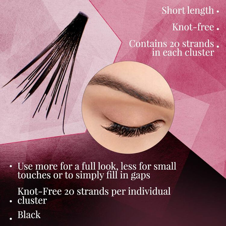 Double Individual Short Lashes