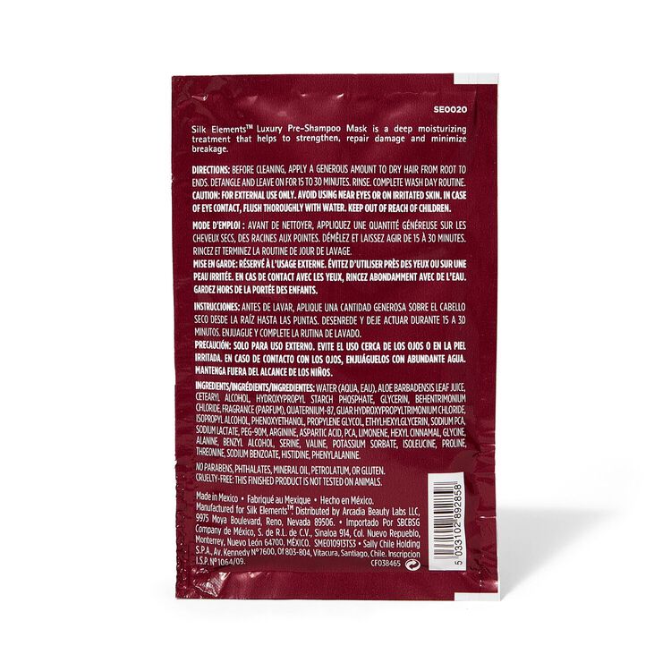 Luxury Pre Shampoo Hair Mask Packette