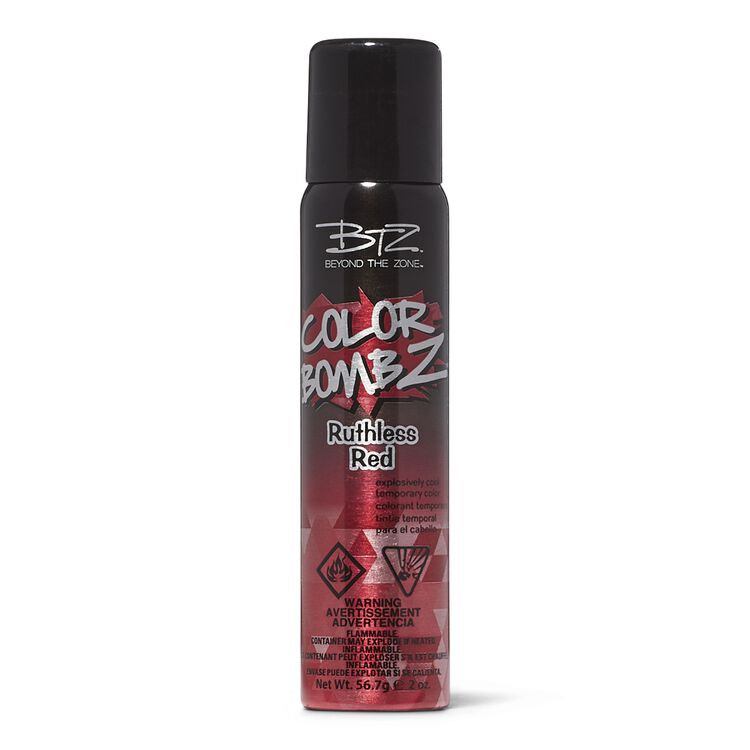 Ruthless Red Color Bombz Temporary Hair Color Spray by Beyond The Zone Temporary Hair Color