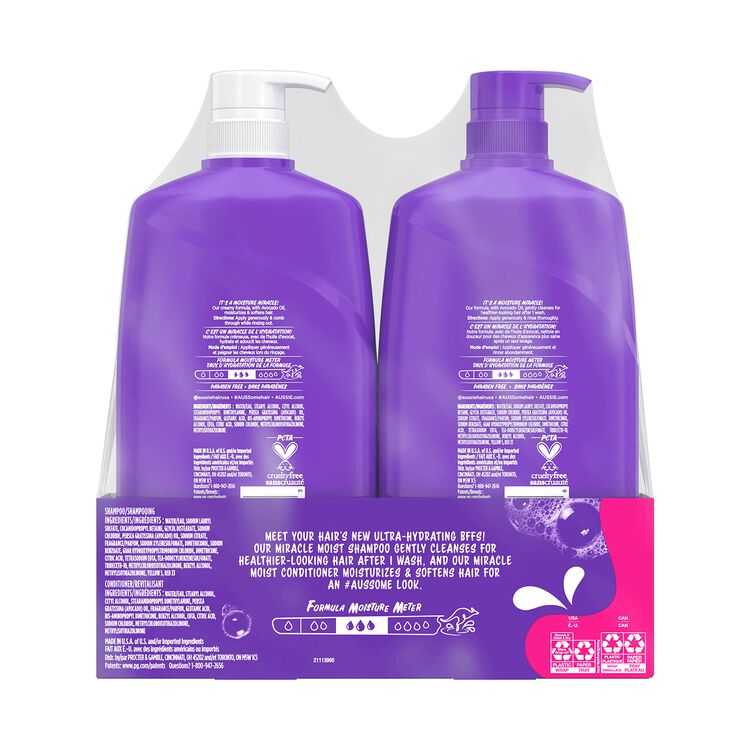 Miracle Moisture Shampoo & Conditioner Dual Pack