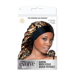 Satin Wide Edge Braid Bonnet