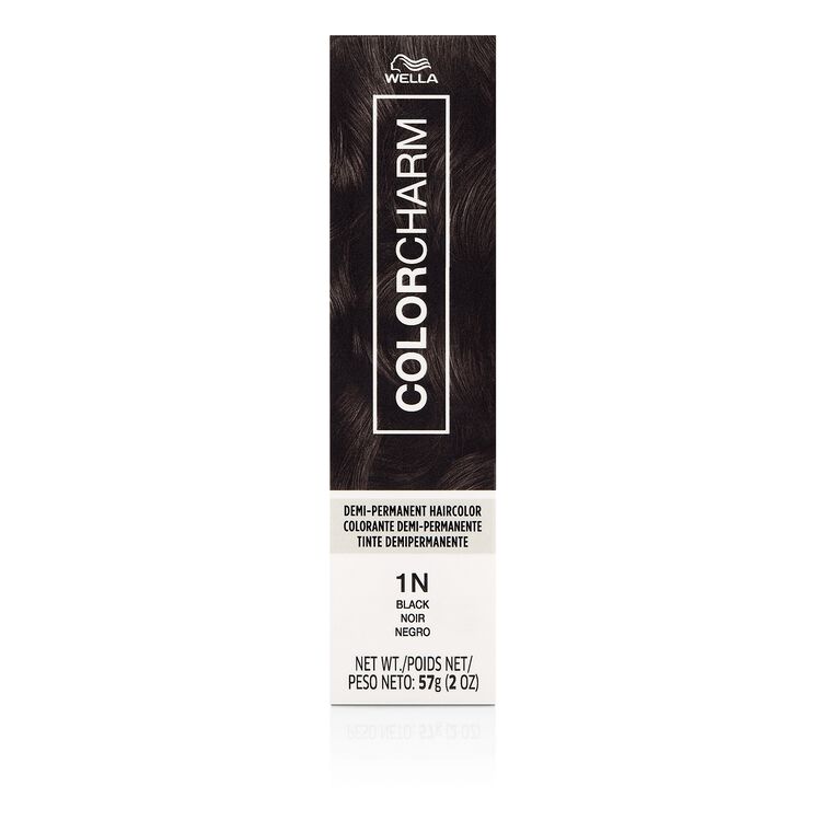 1N Black Demi Permanent Cream Hair Color