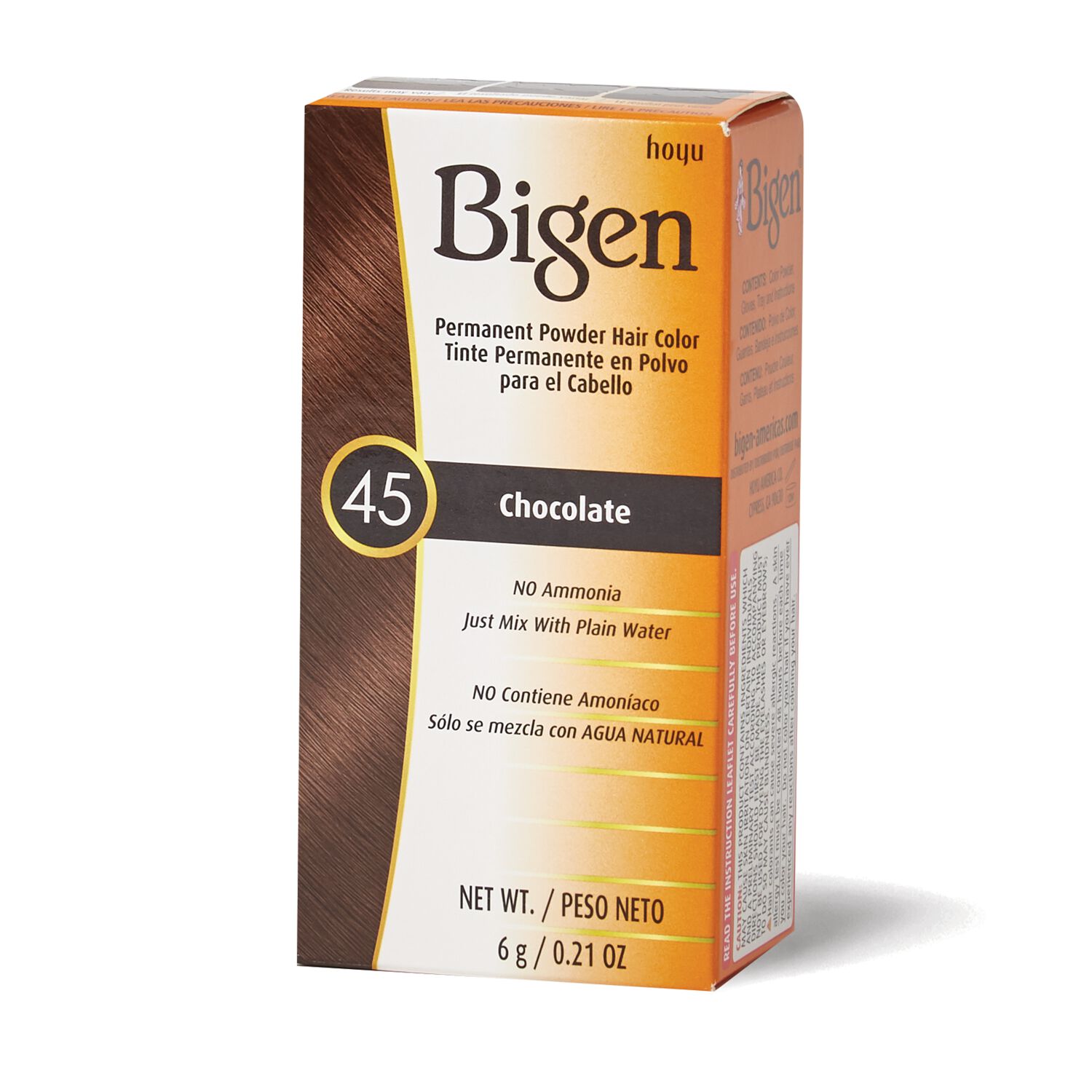 Chocolate Permanent Powder Hair Color by Bigen Permanent Hair Color