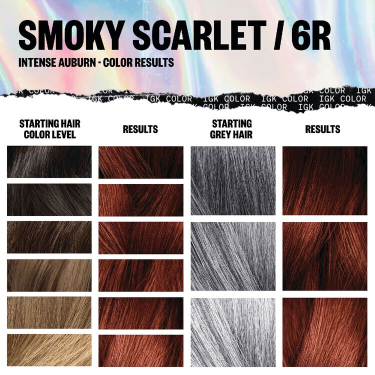 Smoky Scarlet Permanent Color Kit
