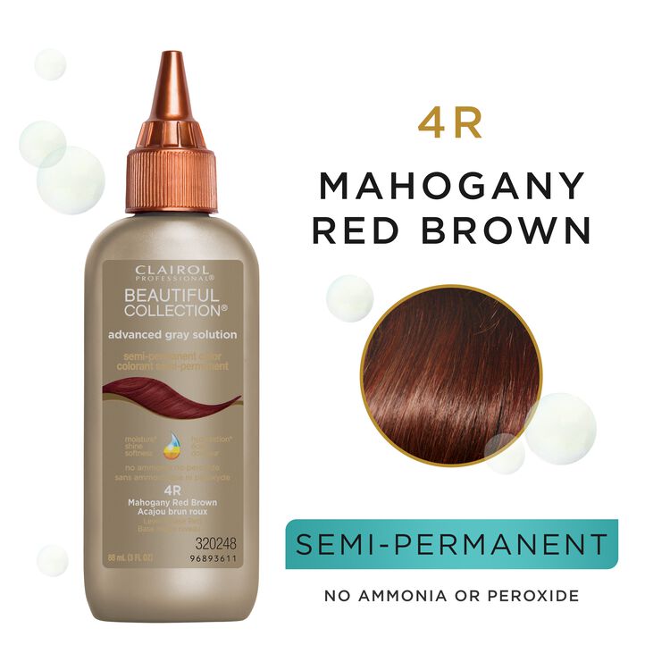 Clairol Professional 4R Mahogany Red Brown Semi Permanent Hair Color | Semi  Permanent Hair Color | Sally Beauty