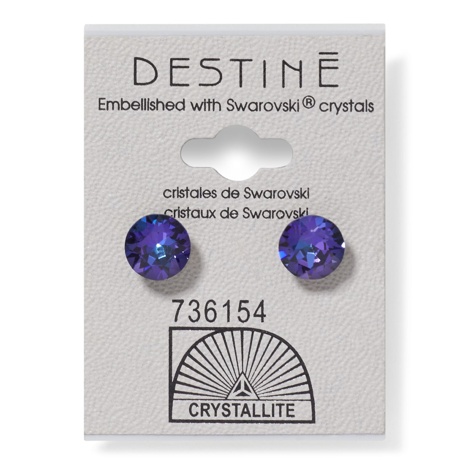 Destine crystal earrings clearance