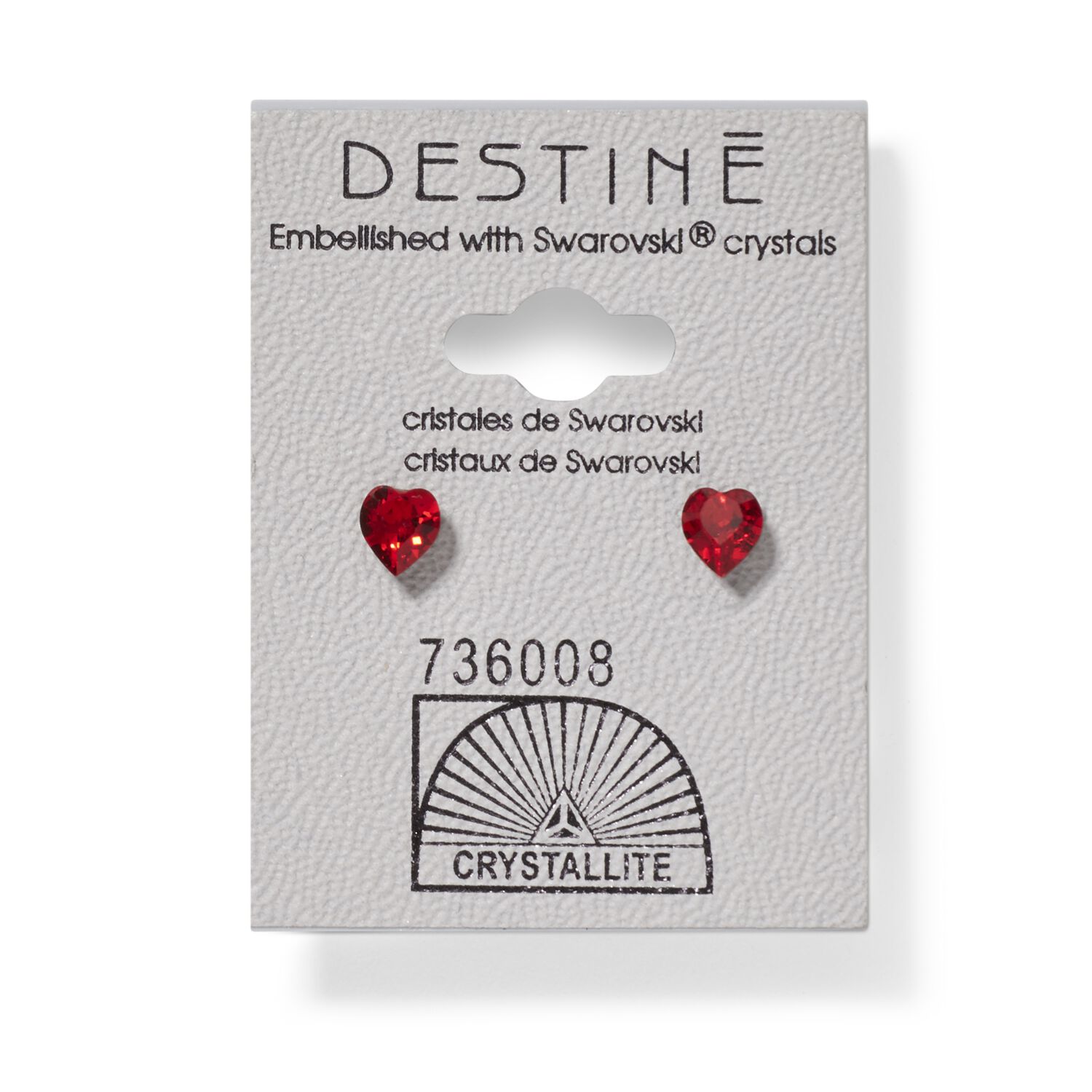Destine crystal earrings clearance