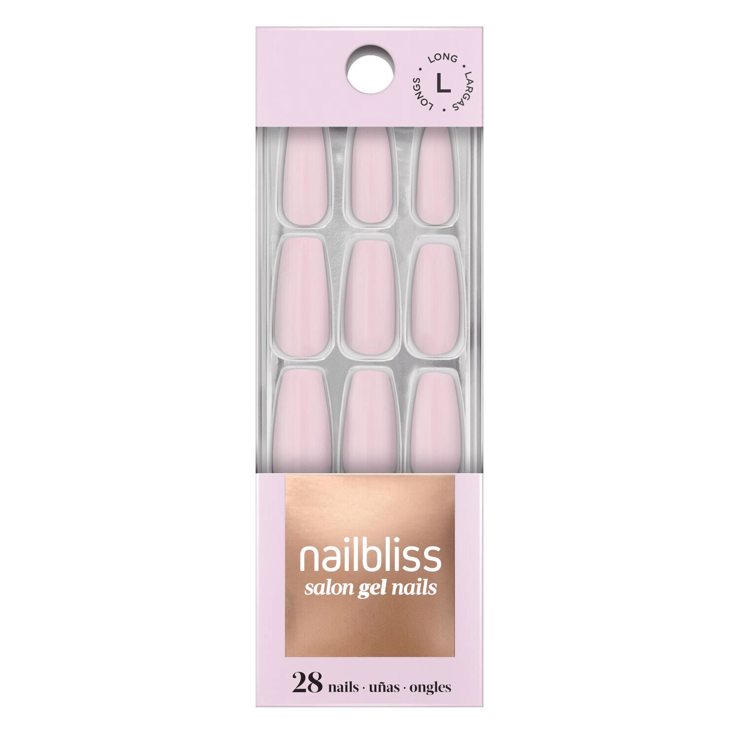 Nail Bliss It's A Girl Gel Nail kit presson nails, gel nails, pink