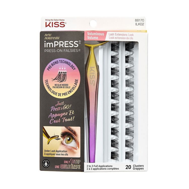 imPRESS Press-On Falsies Eyelash Clusters - Voluminous Lashes