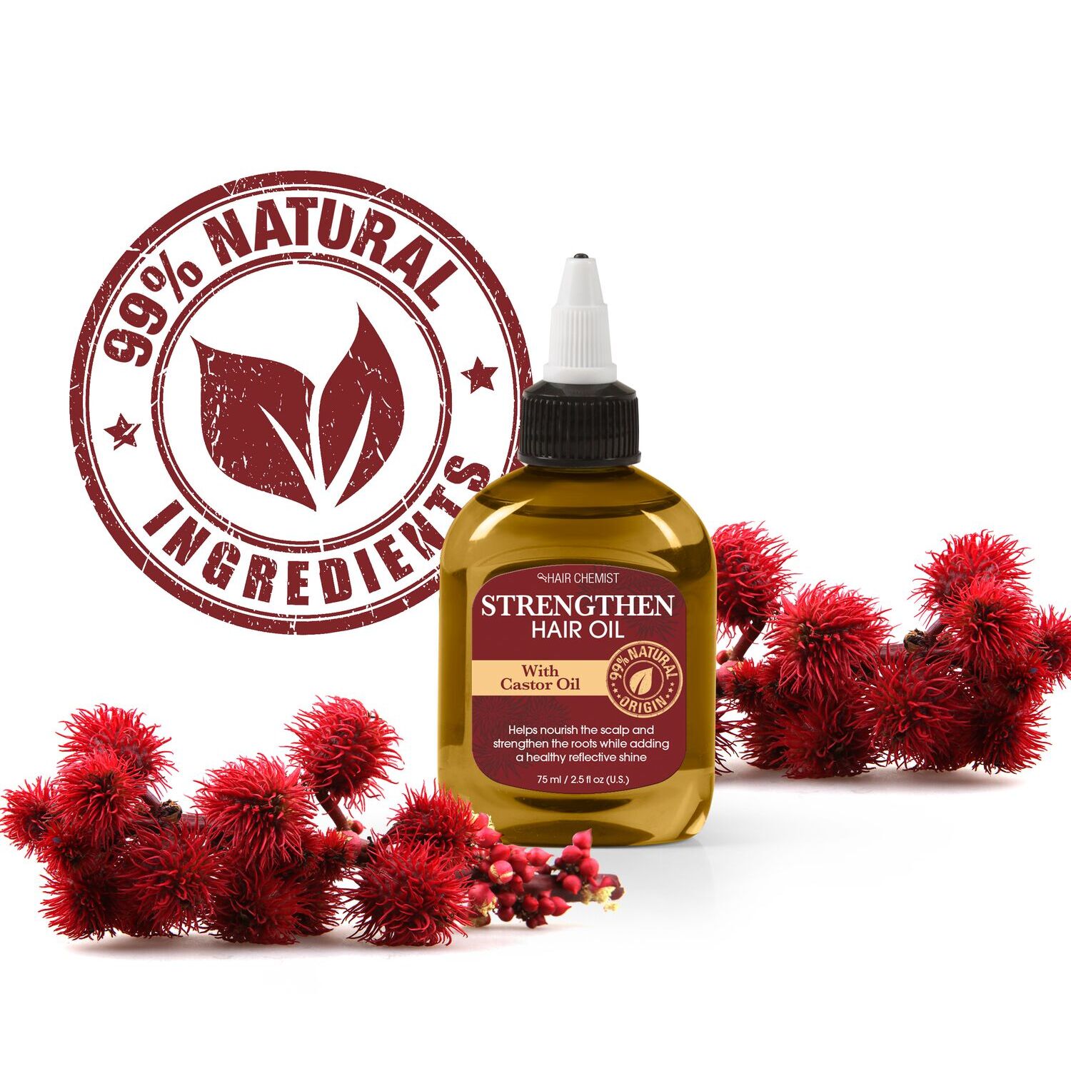 Strengthen Hair Oil with Castor Oil by Hair Chemist Treatments