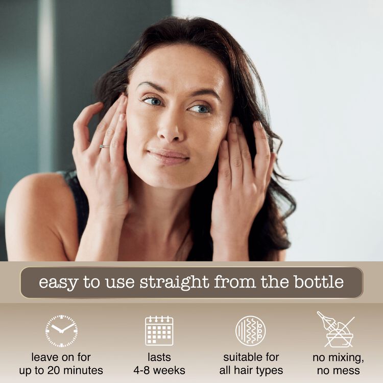 Dark Brown Glossy Color & Gloss & Repair Semi Permanent Hair Gloss