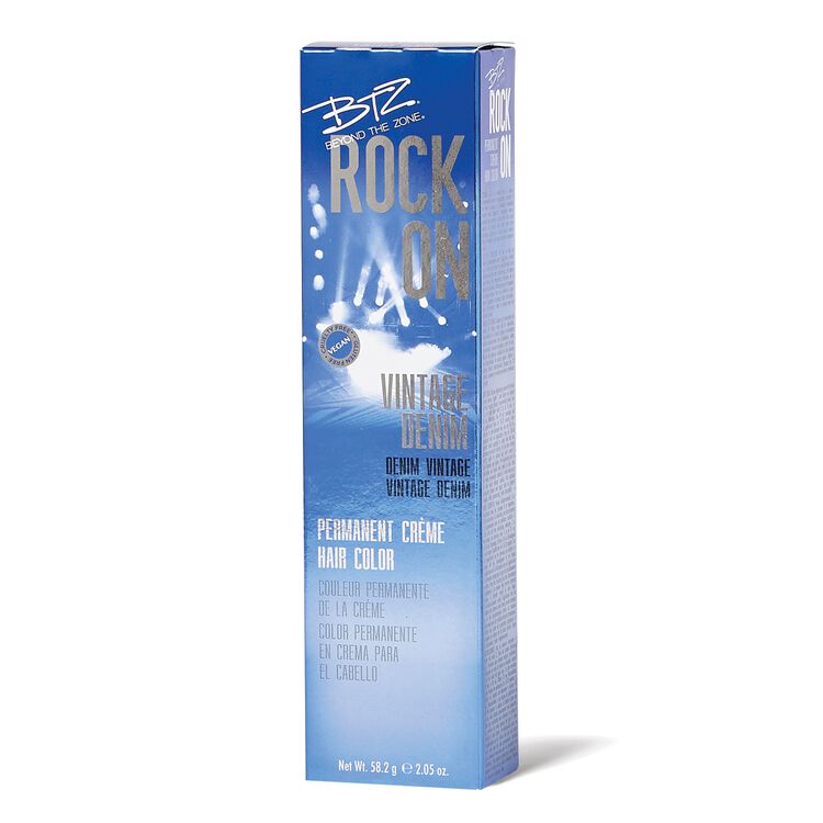 Beyond The Zone Rock On Permanent Creme Hair Color Vintage Denim Permanent Hair Color Sally Beauty
