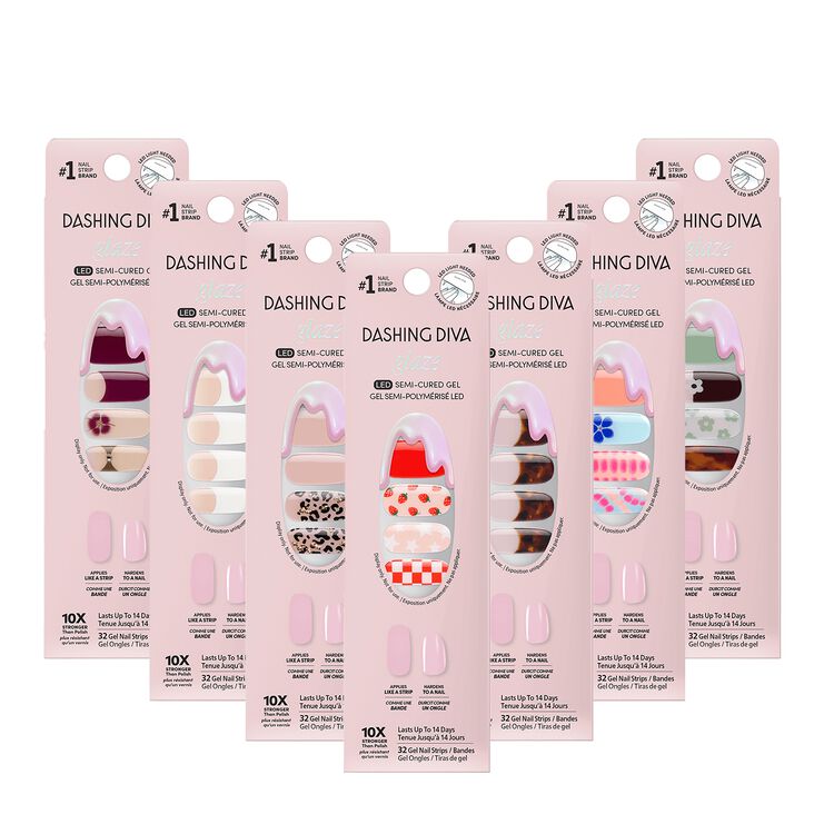 Glaze Semi-cured Gel Nail Strips