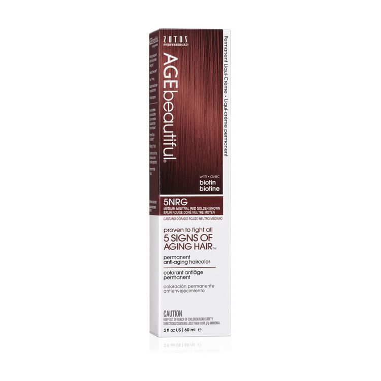 5NRG Medium Neutral Red Golden Brown Permanent Liqui-Crème Hair Color