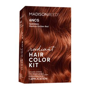 Radiant Cream Color Permanent Hair Color Kit 6NCG Sardinia Red