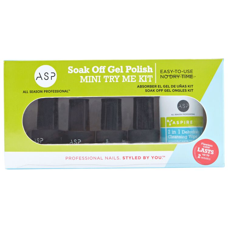 Soak Off Gel Polish Mini Try Me Kit