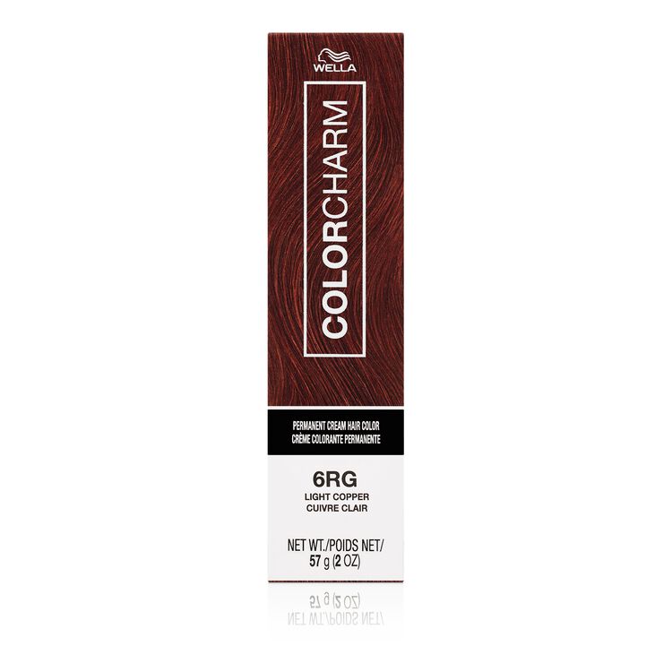 6RG Light Copper Permanent Cream Hair Color