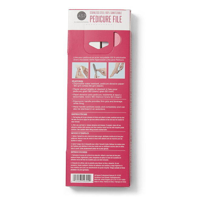 ASP Stainless Steel Foot File