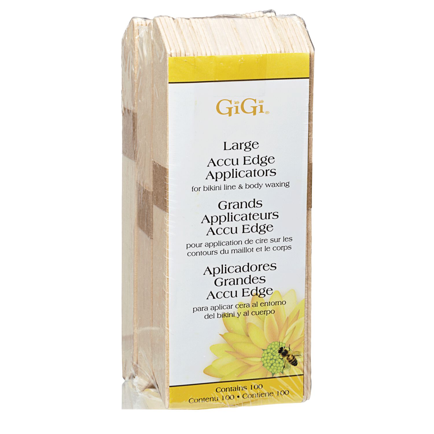 GiGi Accu Edge Wax Applicators 100 Count