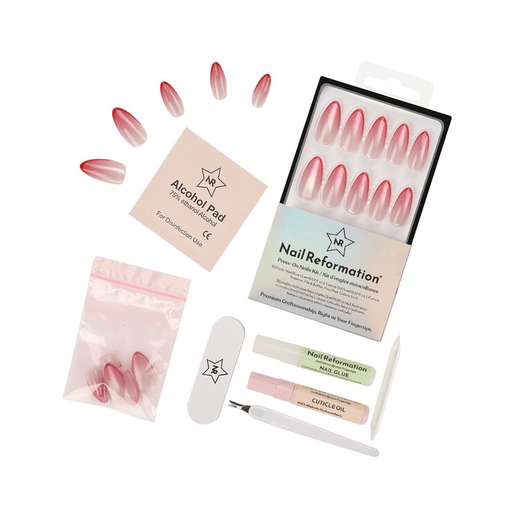 Cabernet Press On Nails
