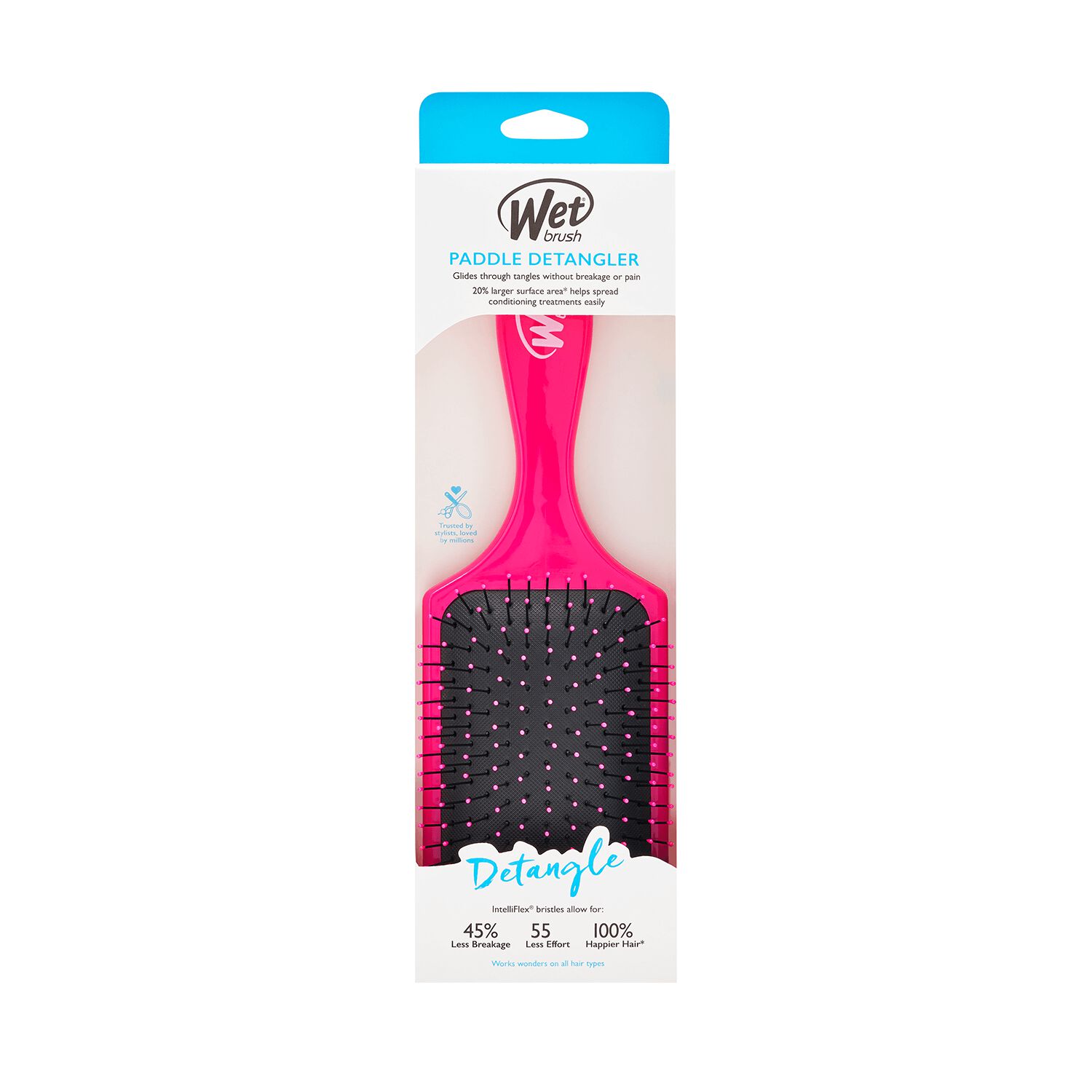 Pink Paddle Brush by Wet Brush Hair Brushes Sally Beauty