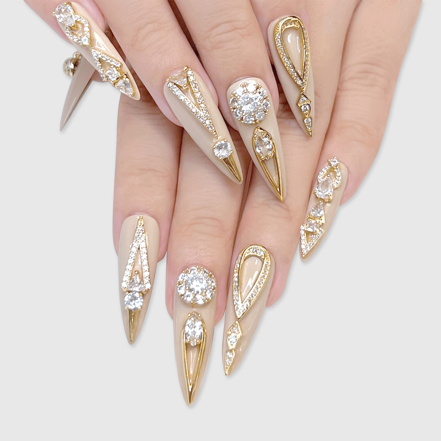 Daily Charme Linked Triangles Charm - Thumbnail 2