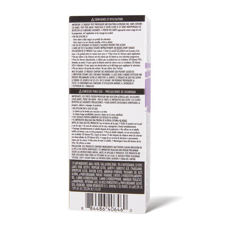 Let's COLOR! Conditioning Gelee Permanent Haircolor 2.26 Black Berry