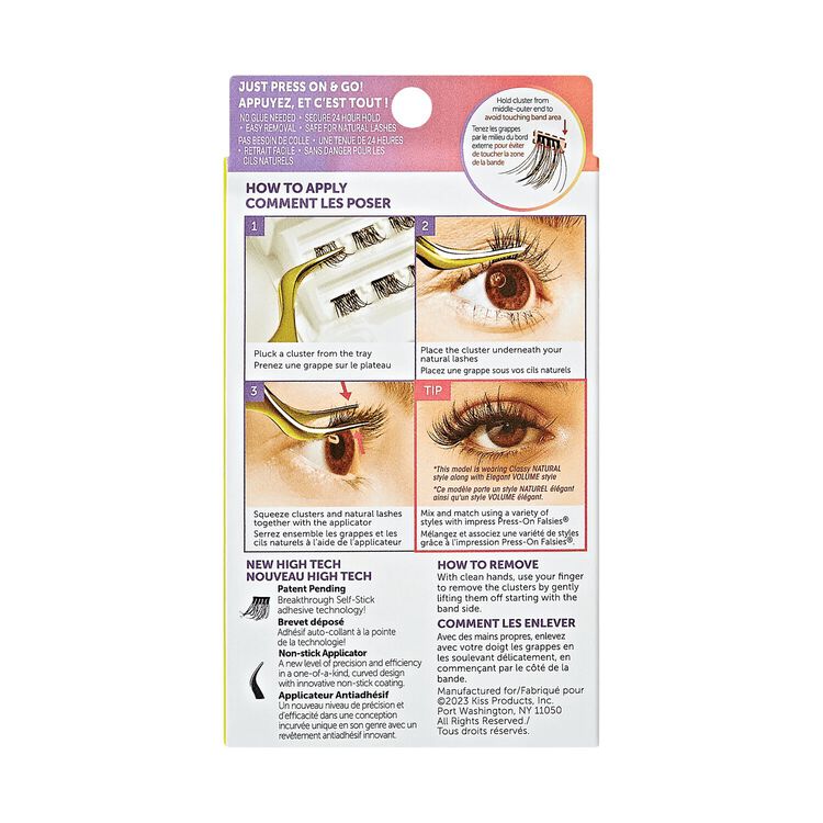 imPRESS Press on Falsies - Classy Natural Cluster Lashes